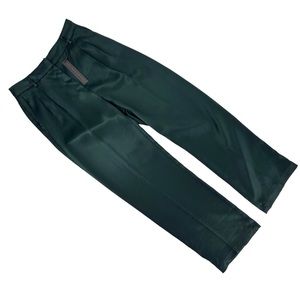 House of Harlow 1960 NWT Castleton Green Satin Pleated Trousers with Pockets, 6